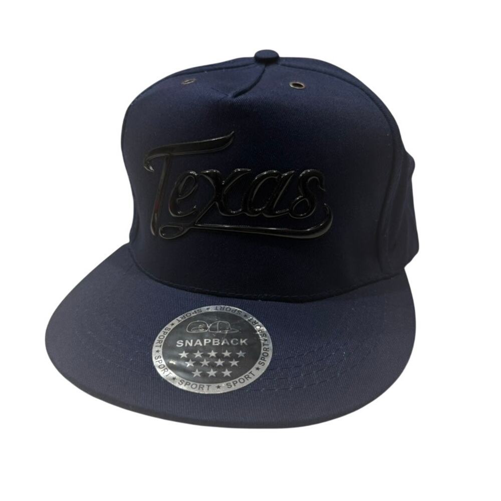 Texas Snapback Hat in Navy, Size OS